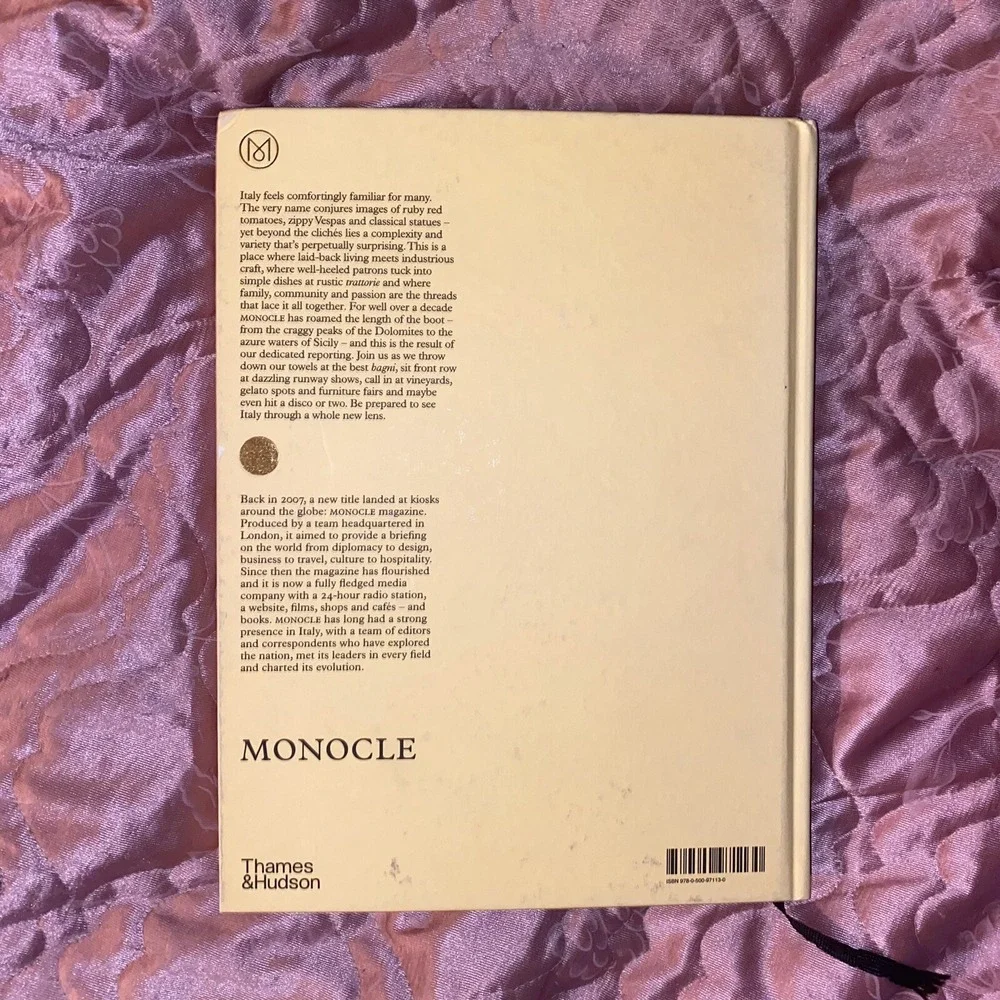 The Monocle Book of Italy Hardcover Book- 9780500971130